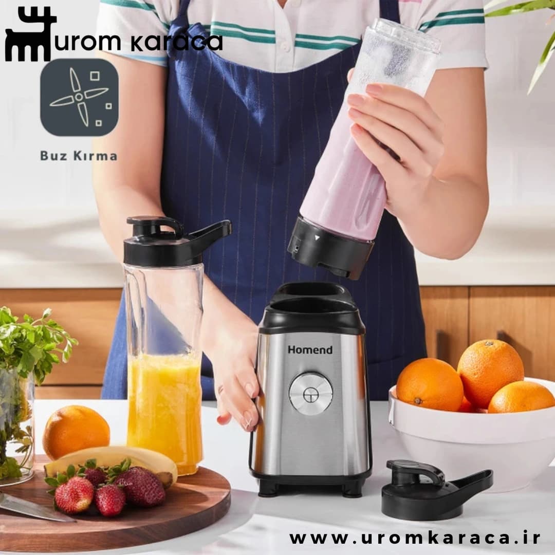 اسموتی ساز و مخلوط کن هومند Mixfresh 7010h — تصویر ۶