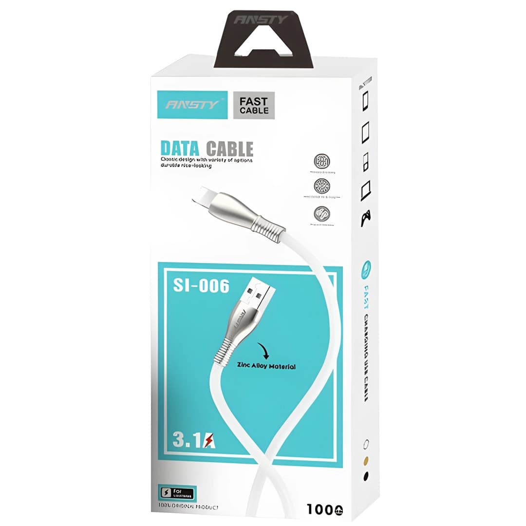 کابل شارژ ایفون ANSTY مدل SI-006 – (گارانتی 6 ماهه)