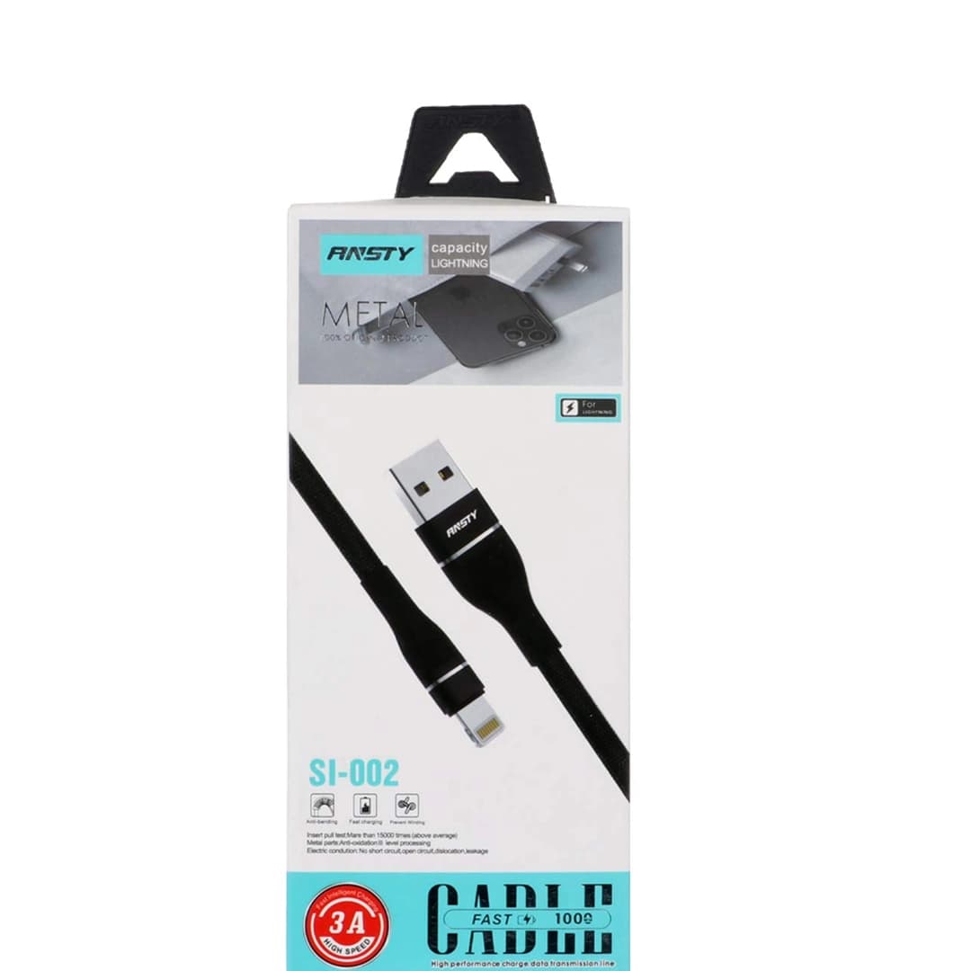 کابل شارژ ایفون ANSTY مدل SI-002 – (گارانتی 6 ماهه) — تصویر ۳