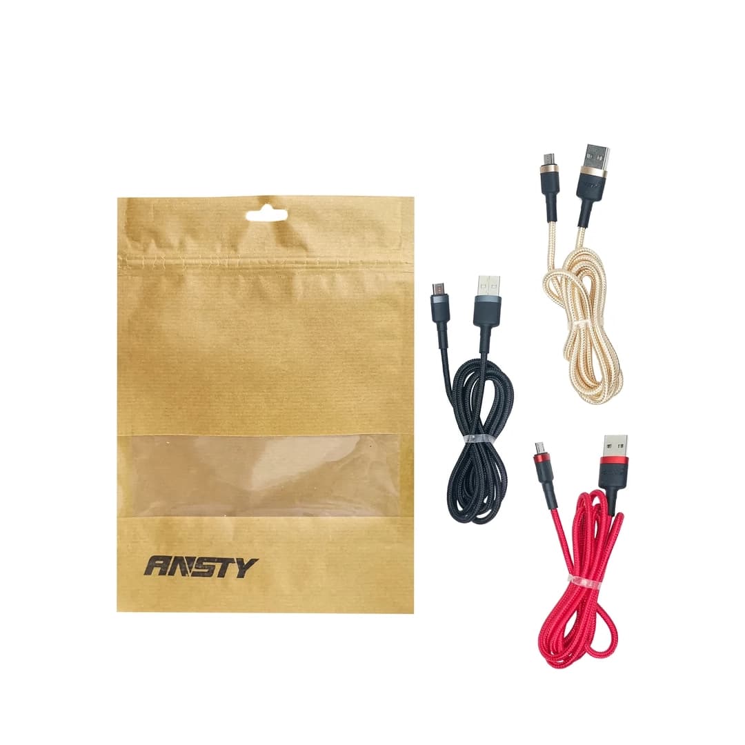 کابل شارژ میکرو ANSTY مدل S-008-A – (گارانتی 6 ماهه) — تصویر ۴