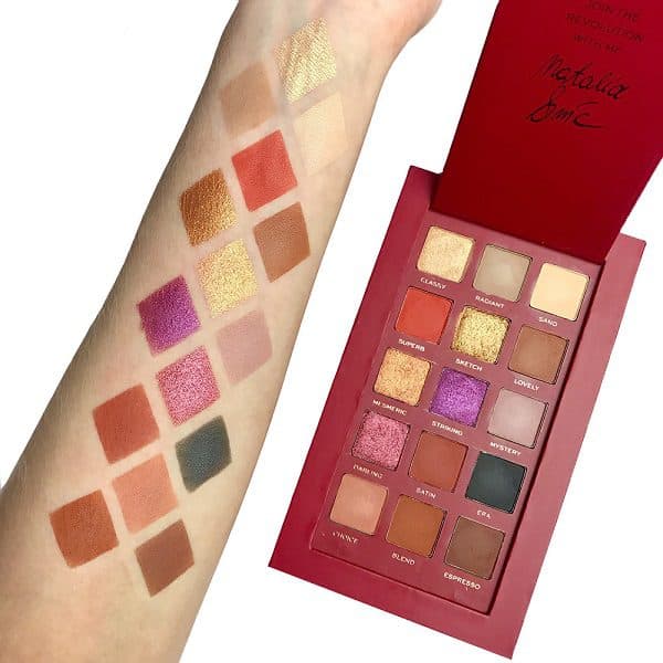 پالت سایه نات لیمیتد ادیشن 15 رنگ رولوشن Revolution Pro X Nath Eyeshadow Palette — تصویر ۲