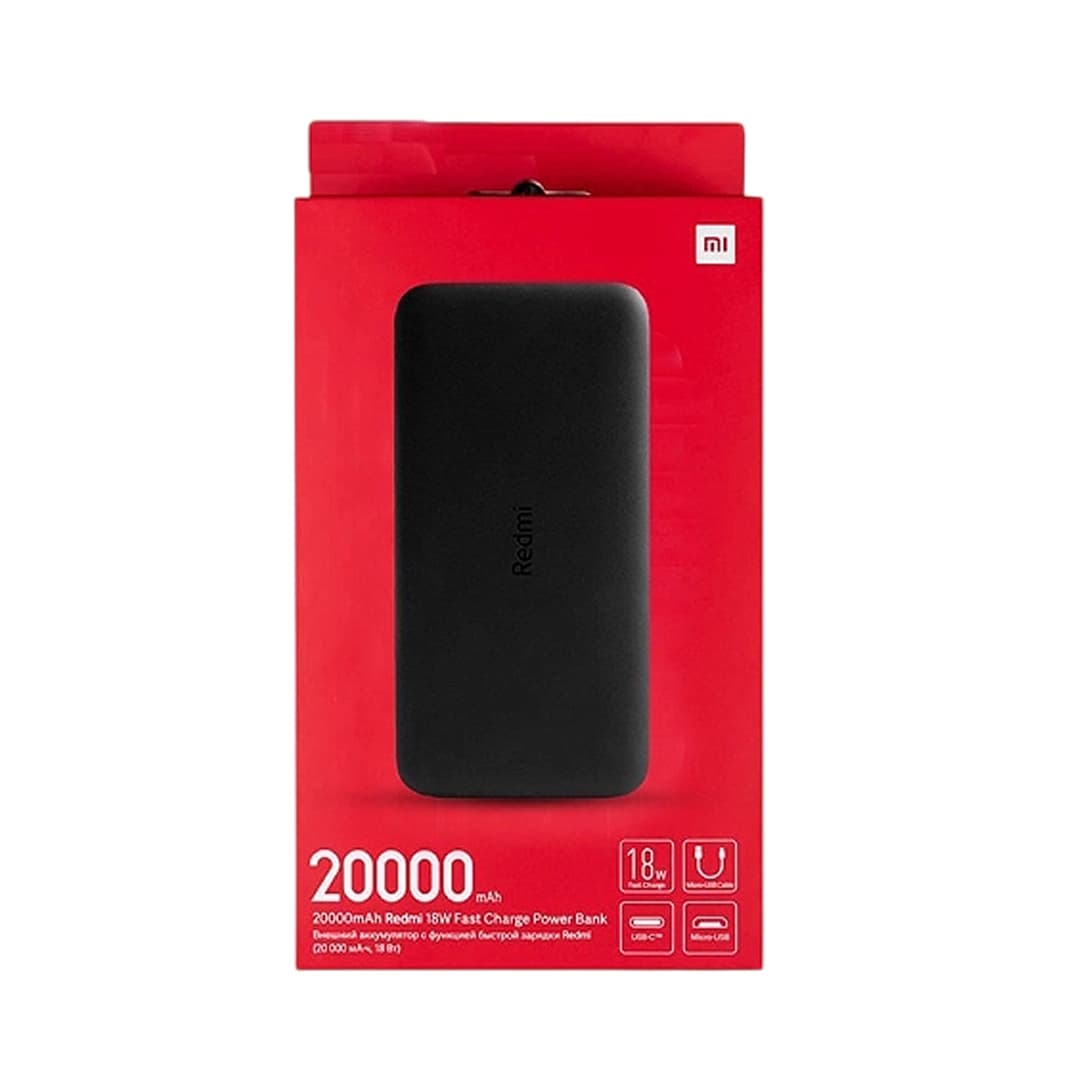 پاور بانک فست شارژ XIAOMI مدل PB200LZM ظرفیت 20000میلی آمپر -مشکی (گارانتی 6 ماهه) — تصویر ۲