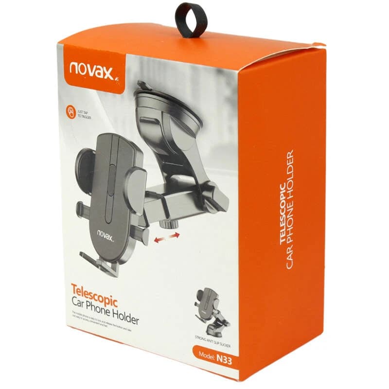 هولدر گوشی موبایل پایه دار NOVAX مدل N33 – مشکی — تصویر ۲