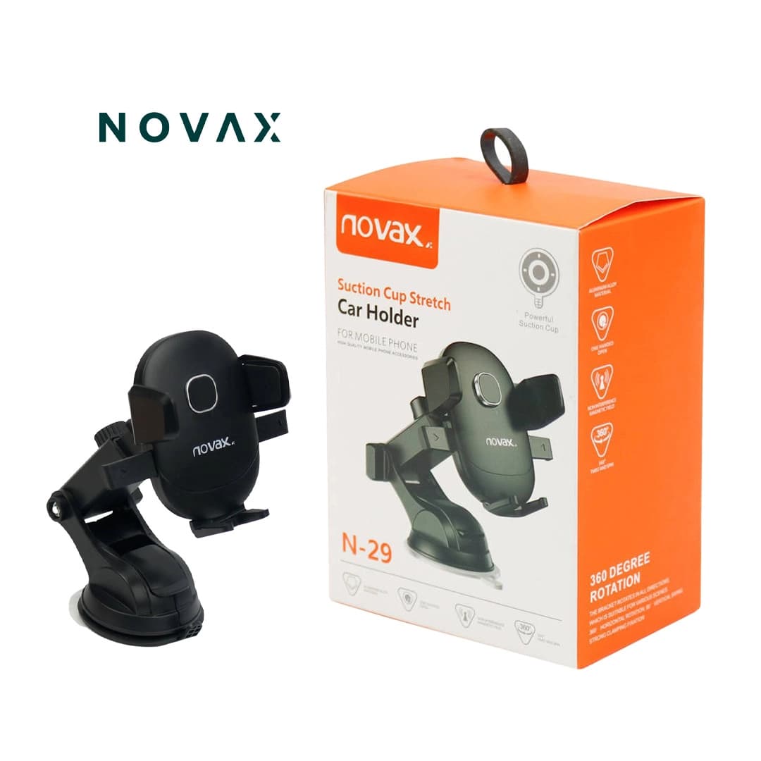 هولدر کشویی NOVAX مدل N29 – مشکی — تصویر ۲
