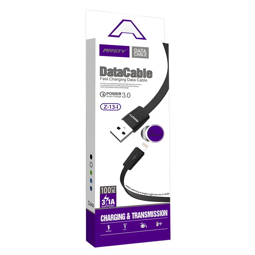کابل شارژ ایفون ANSTY مدل Z-13-I – (گارانتی 6 ماهه)