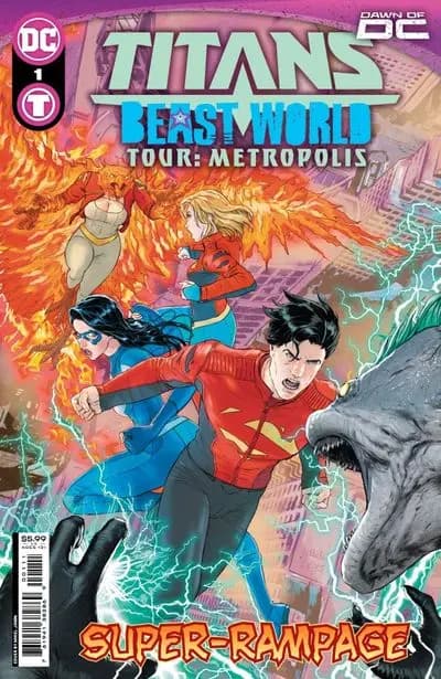 دانلود کمیک Titans – Beast World Tour – Metropolis #1 (2023) — تصویر ۲