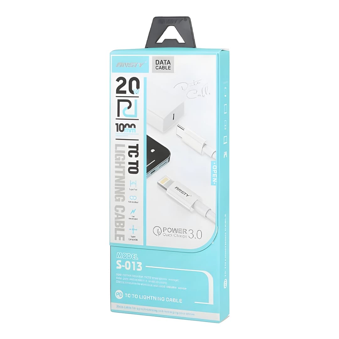 کابل شارژ تایپ سی به لایتنینگ ANSTY مدل S-013 – (گارانتی 6 ماهه)