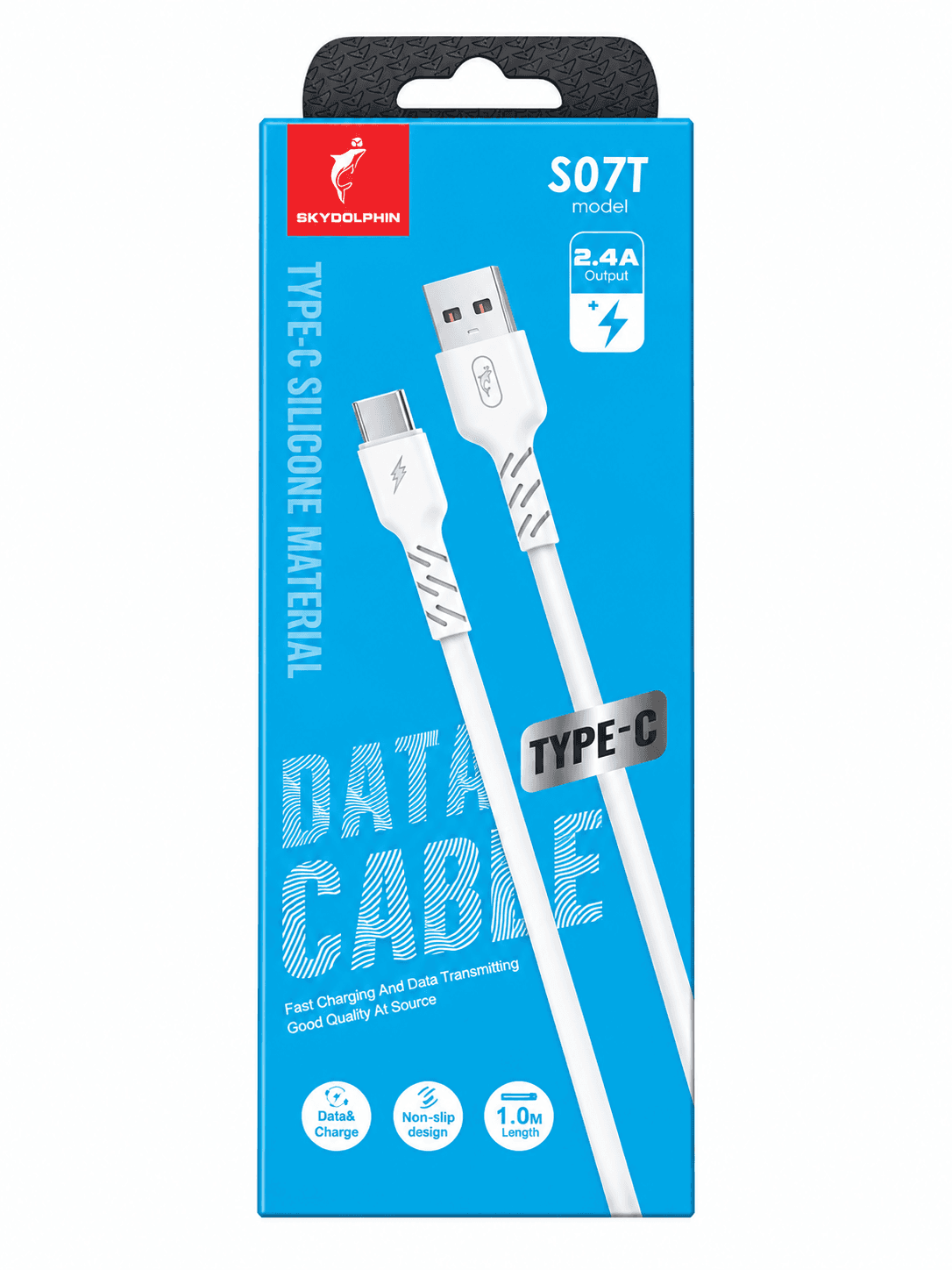 کابل دیتا تایپ سی SKYDOLPHIN مدل S07T