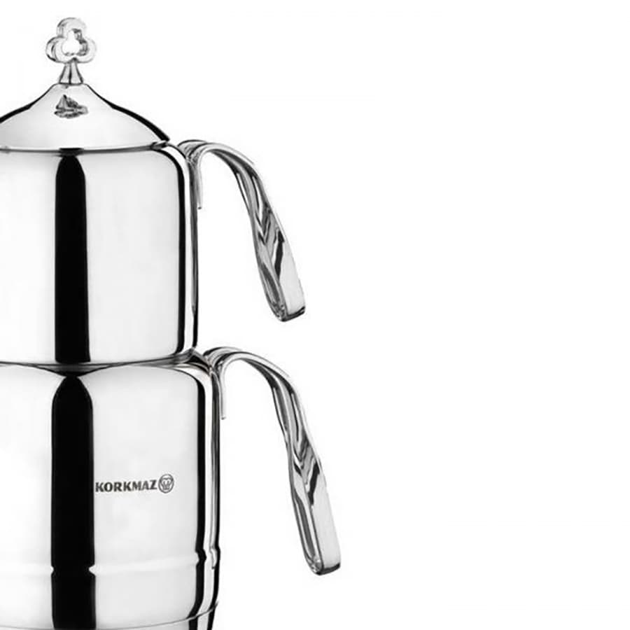 کتری و قوری کرکماز مدل ÇINTEMANI A211 SILVER — تصویر ۲