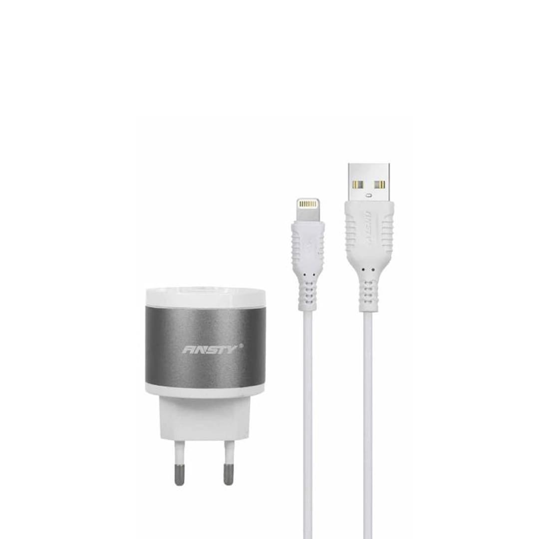 شارژر همراه با کابل شارژ ایفون برند ANSTY مدل Q-014-I (گارانتی 6 ماهه ) — تصویر ۳