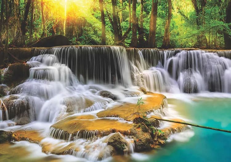 پوستر سه بعدی آبشار