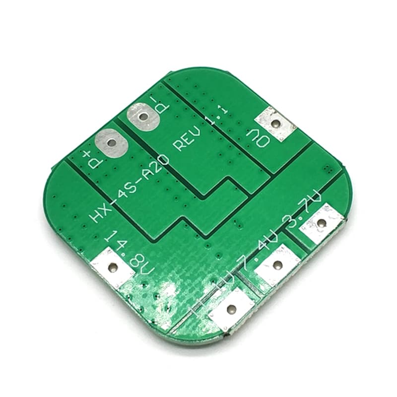 ماژول شارژ و دشارژ BMS باتری لیتیومی 4 سل 20 آمپر مدل HX-4S — تصویر ۴