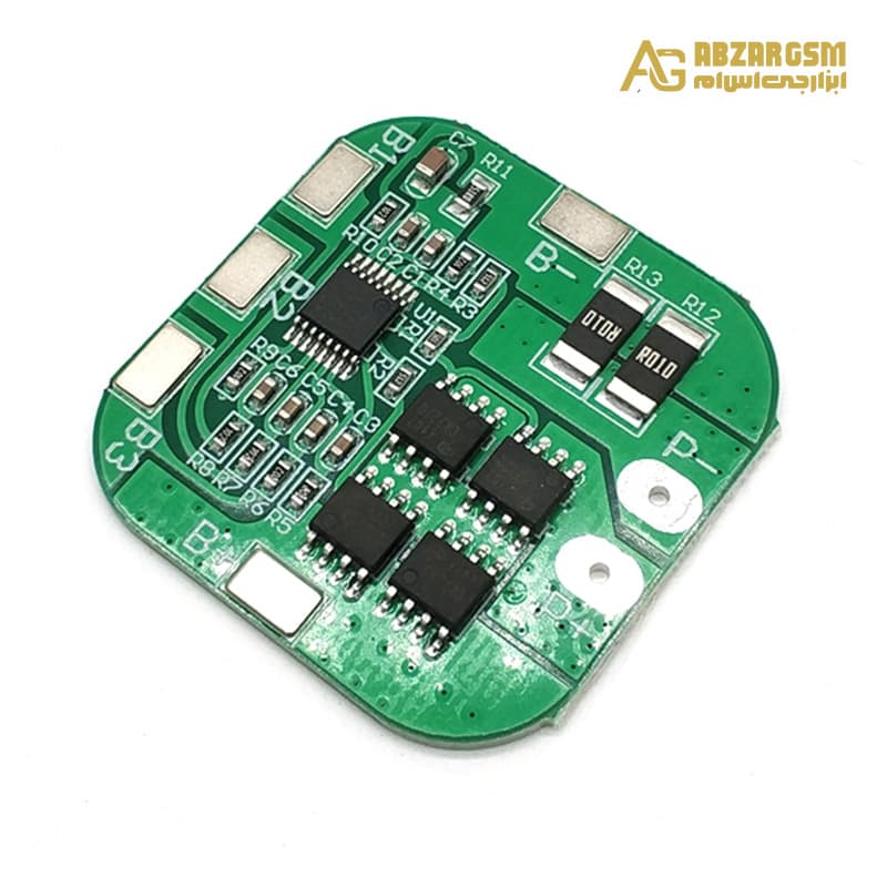 ماژول شارژ و دشارژ BMS باتری لیتیومی 4 سل 20 آمپر مدل HX-4S — تصویر ۹