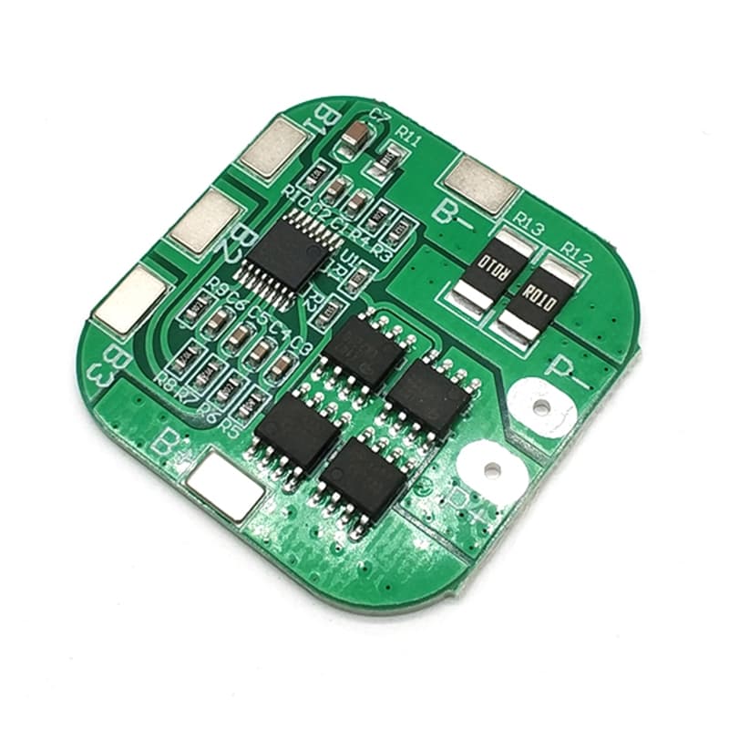ماژول شارژ و دشارژ BMS باتری لیتیومی 4 سل 20 آمپر مدل HX-4S — تصویر ۲