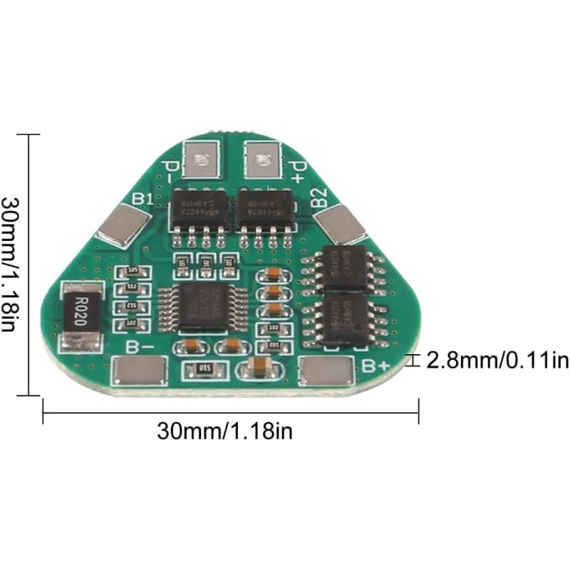 ماژول شارژ و دشارژ BMS باتری لیتیومی 3 سل 8 آمپر مدل HX-3S-03 — تصویر ۵