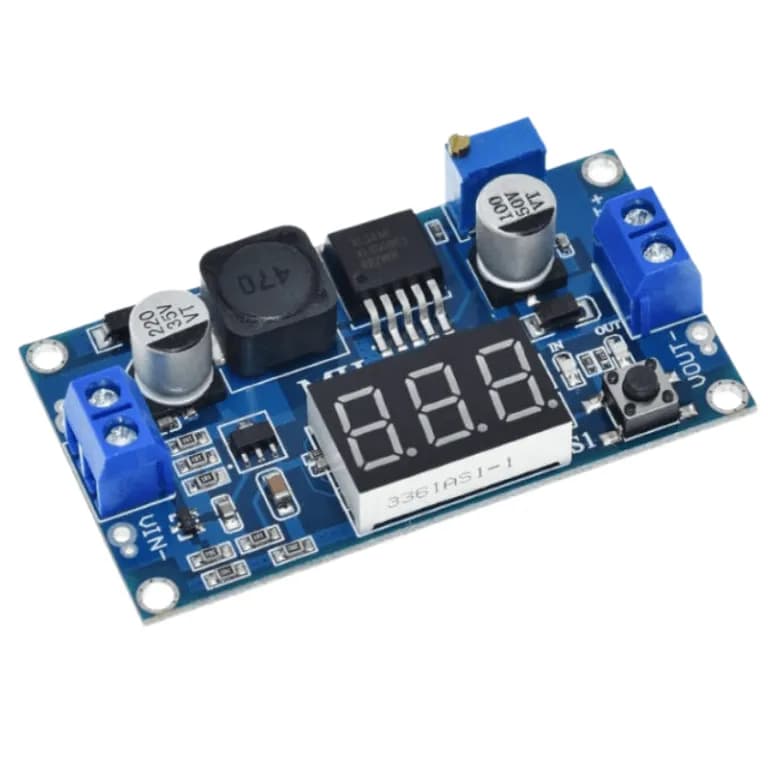 ماژول افزاینده ولتاژ DC دارای نمایشگر ولتاژ مدل XL6009-LM2577