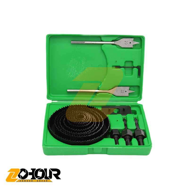 مجموعه 18 عددی مته گردبر چوب اکو مدل EKO EHS-18PCS