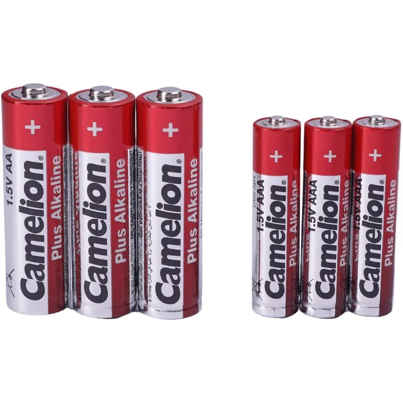 پک 8+4 باتری قلمی و نیم قلمی Camelion Plus Alkaline 1.5V — تصویر ۵