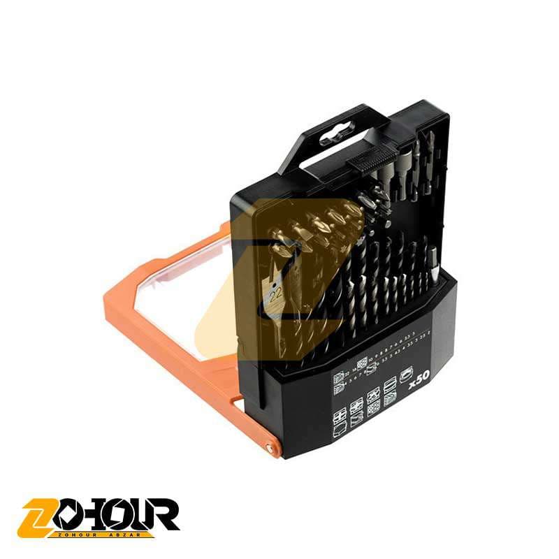 مجموعه 50 عددی سری پیچ گوشتی و مته آاگ مدل AEG 430411 — تصویر ۳