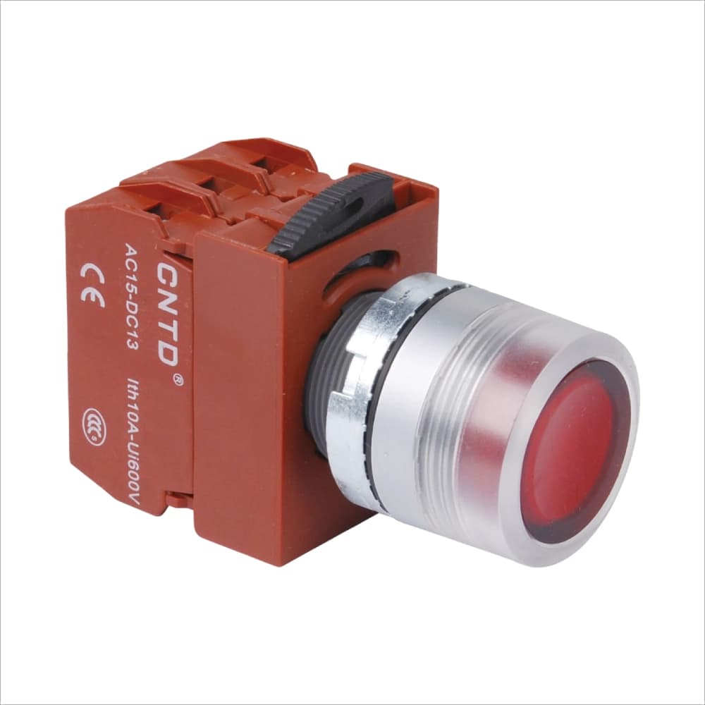 شستی استپ چراغدار قطر 22 CNTD کد C2PIF