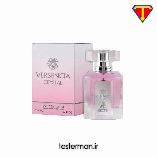 ادکلن زنانه ورساچه برایت کریستال صورتی الحمبرا Maison Alhambra Versace Bright Crystal
