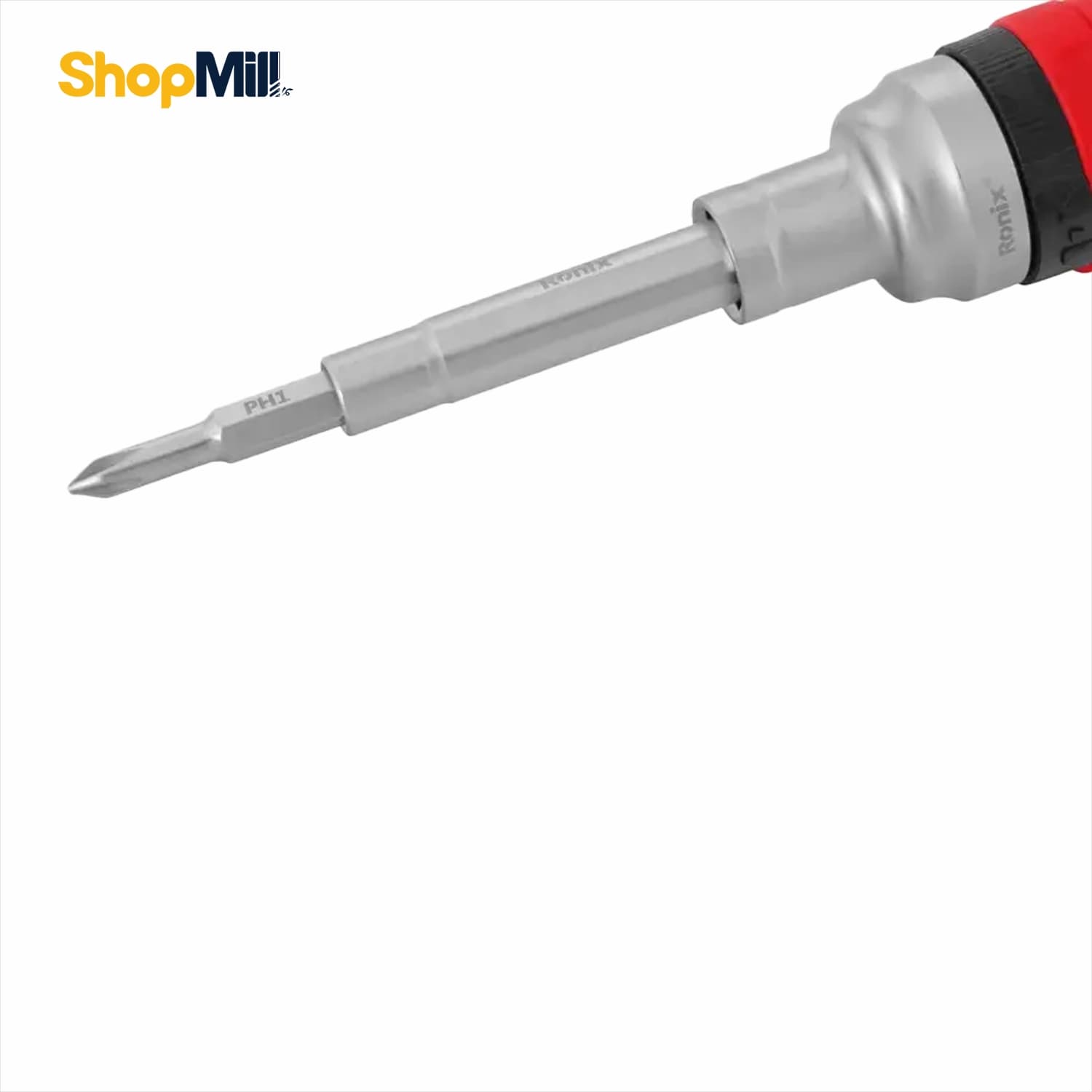 پیچ گوشتی جغجغه ای رونیکس با متعلقات مدل Ronix RH-2725 — تصویر ۷
