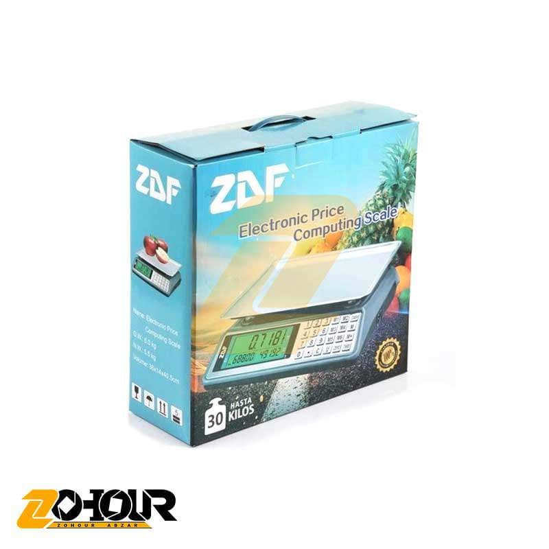 ترازو فروشگاهی ZDF بدون علمک 30 کیلویی — تصویر ۳