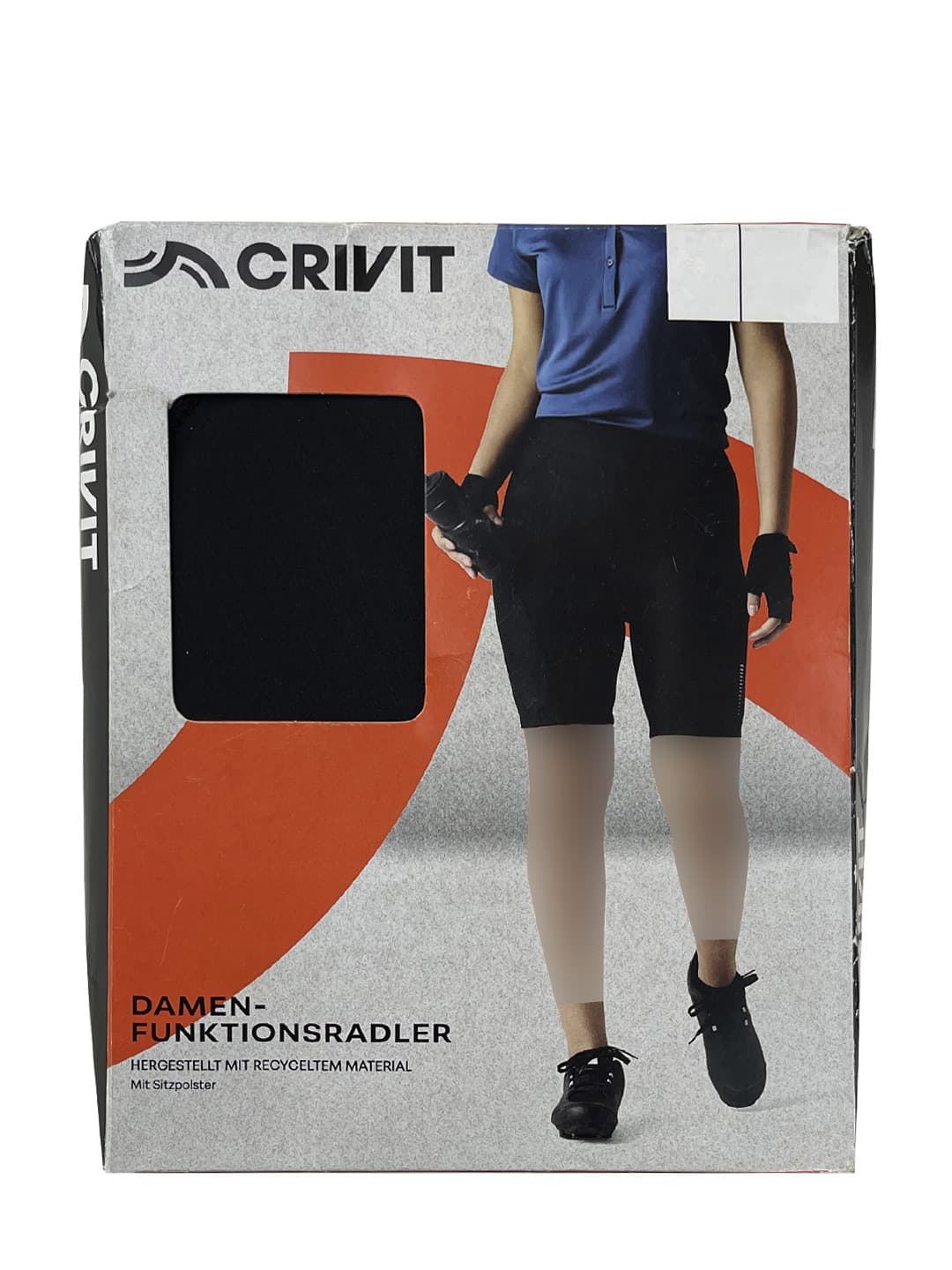 شلوارک جذب ورزشی زنانه دوچرخه سواری برند Crivit کد A3494 — تصویر ۲