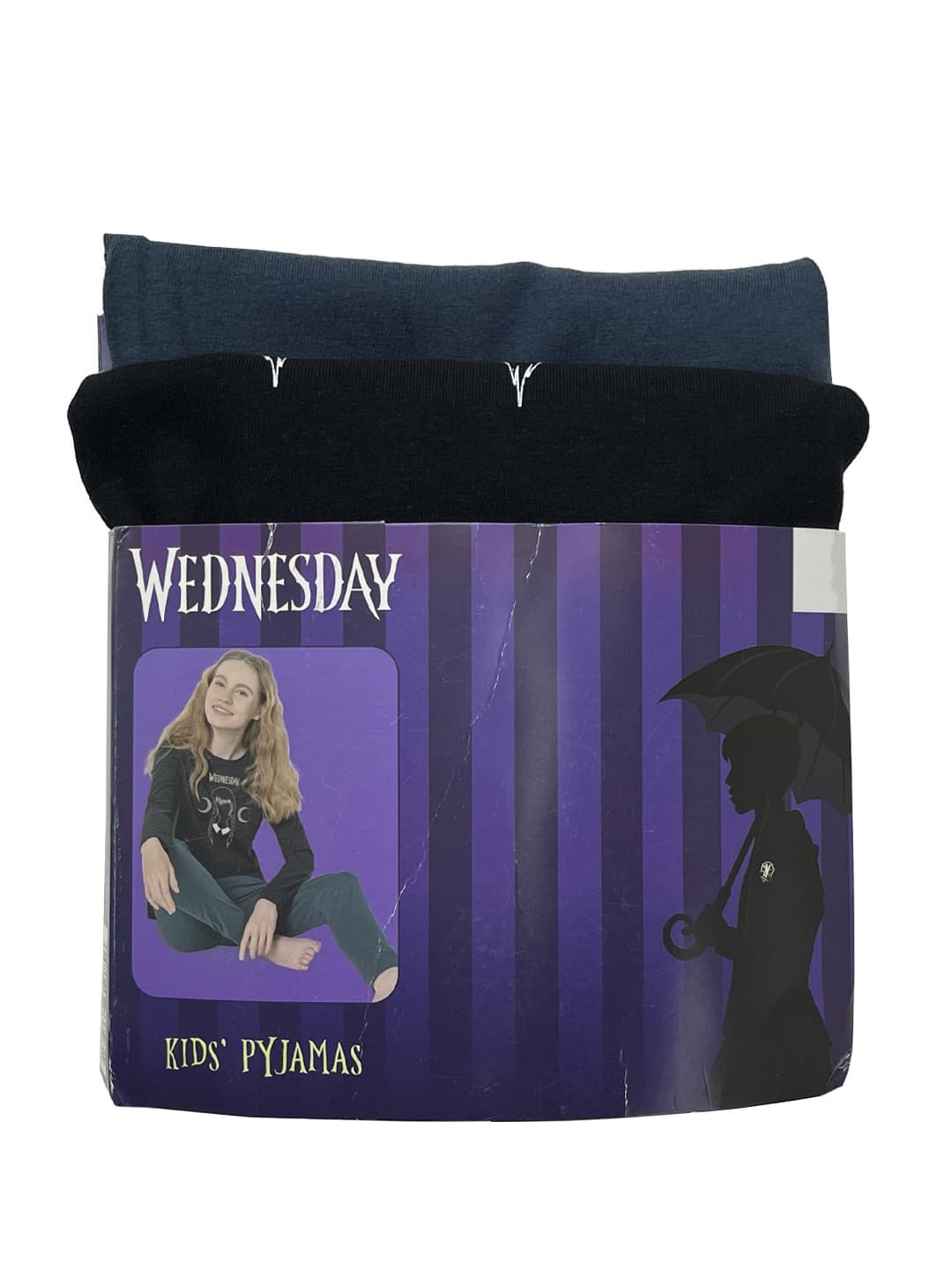 ست بلوز و شلوار دخترانه نخ پنبه Wednesday کد A3476