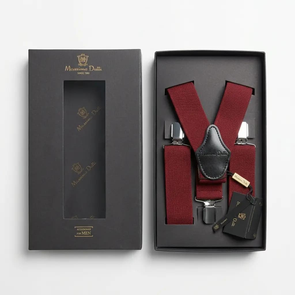 ساسبند طرح ساده پهن برند Massimo Dutti