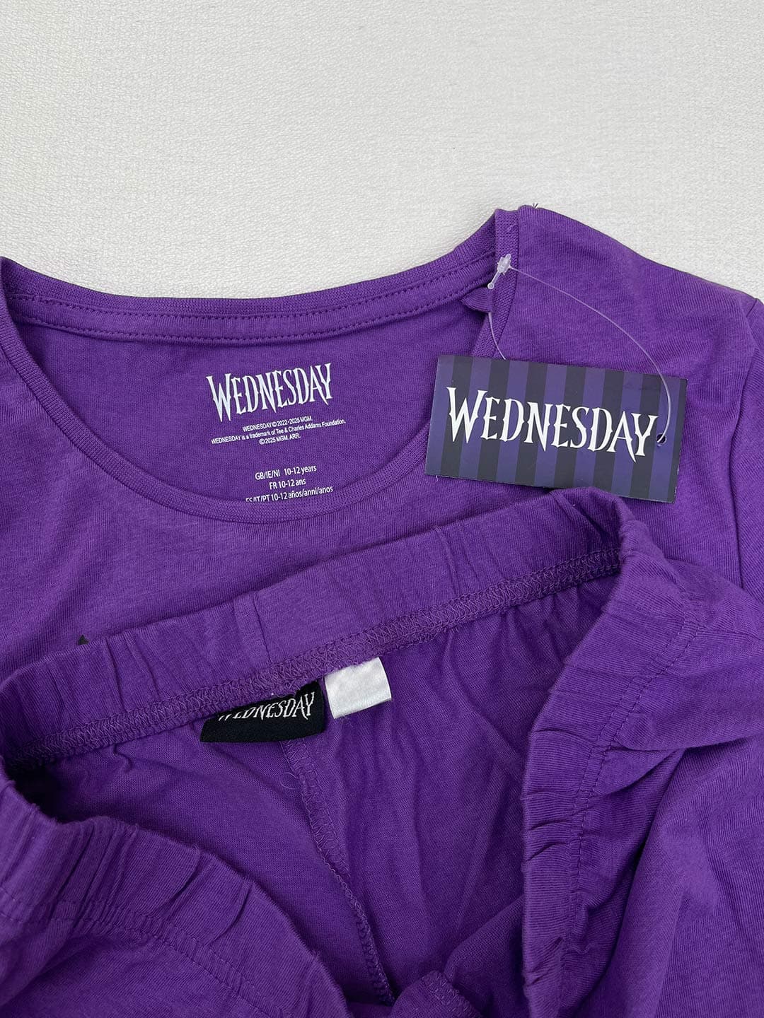 ست بلوز و شلوار دخترانه 100% پنبه Wednesday کد A3477 — تصویر ۷