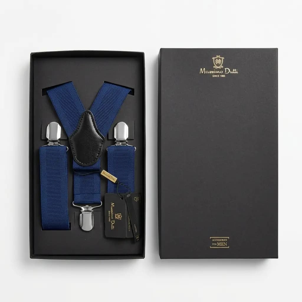 ساسبند طرح آکاردیونی درشت برند Massimo Dutti