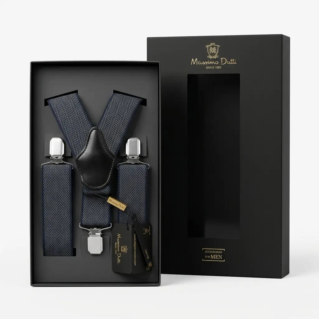 ساسبند طرح هرینگبون برند Massimo Dutti