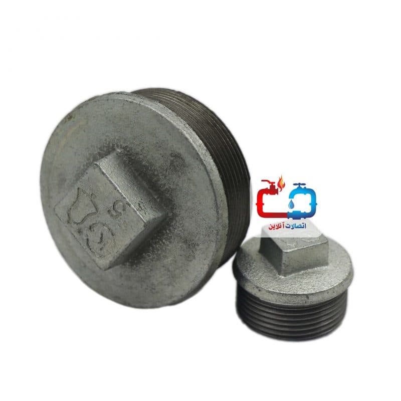 درپوش دنده‌ای 3/4 اینچ گالوانیزه چینی