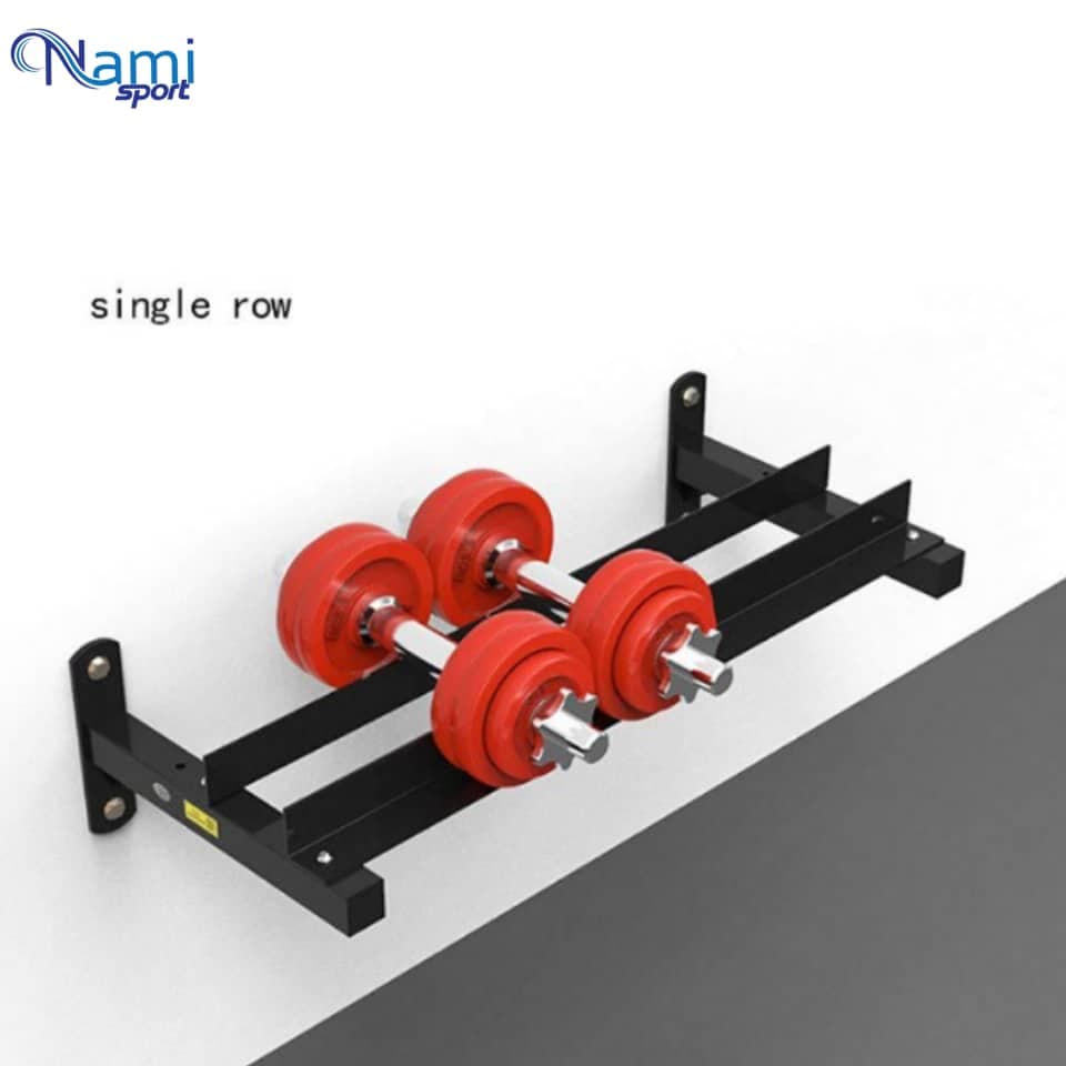 رک دمبل دیواری خانگی 1 طبقه Home wall dumbbell rack