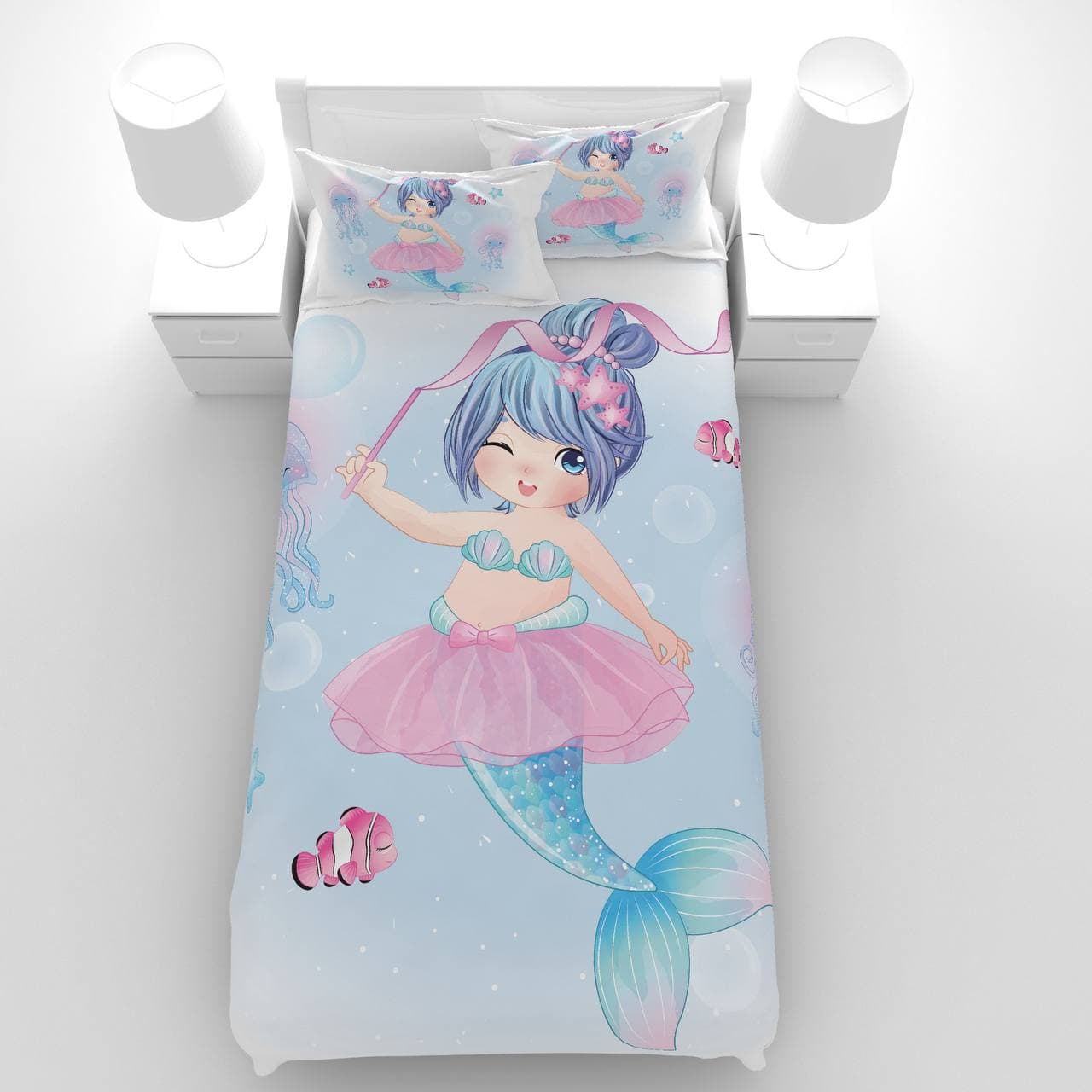 روتختی طرح پری دریایی (Mermaid) کد D133