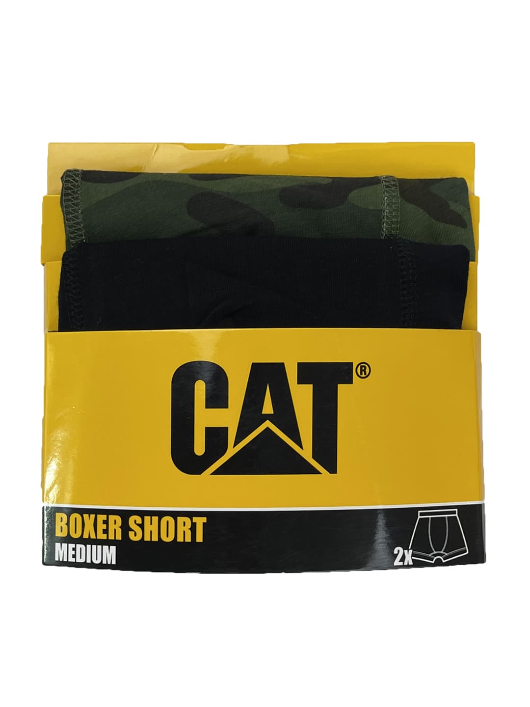 شورت پادار مردانه باکسر برند Cat (پک 2 عددی) کد A3415 — تصویر ۳