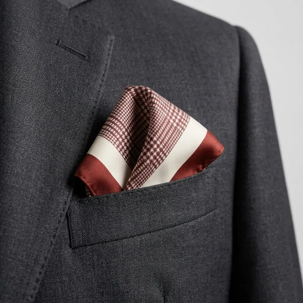 پوشت دستدوز طرح پیردوپول قرمز-سفید برند Massimo Dutti — تصویر ۳