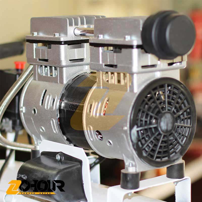 کمپرسور باد محک 50 لیتری بیصدا بدون روغن مدل Mahak HSU750-50L — تصویر ۳