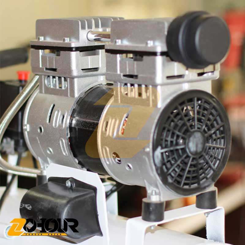 کمپرسور باد محک 25 لیتری بیصدا بدون روغن مدل Mahak HSU550-25L — تصویر ۵