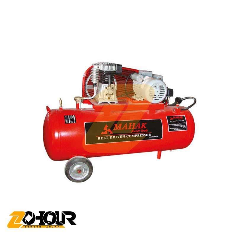 کمپرسور باد محک 150 لیتری دو سیلندر تک فاز مدل Mahak AP-152