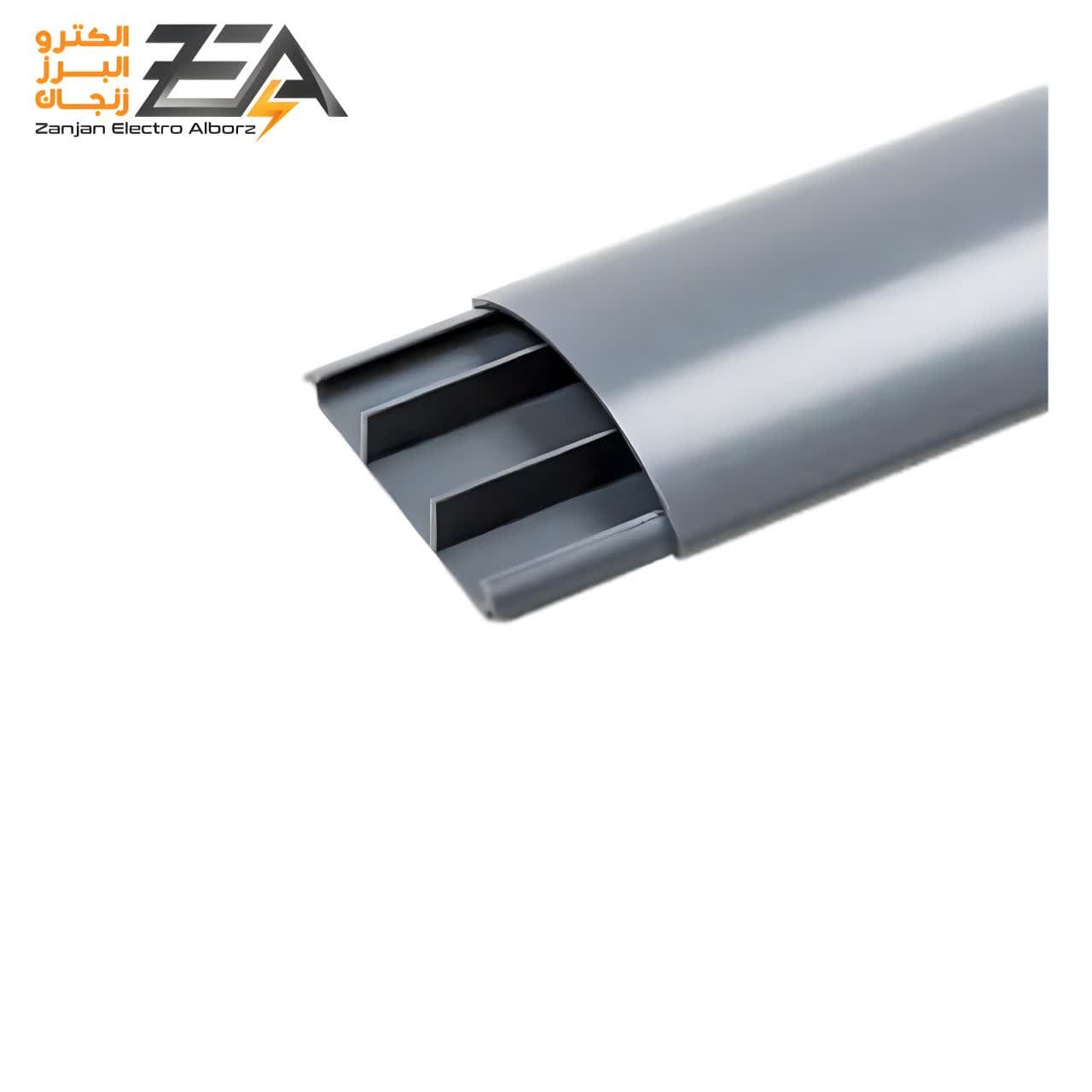 داکت نیم گرد چسب دار 120*25 یک شاخه دومتری دانوب