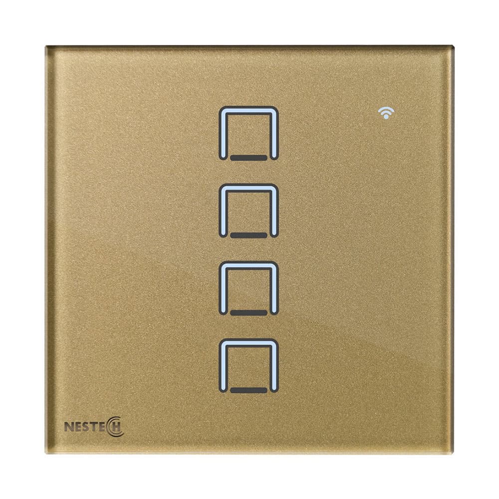 کلید لمسی هوشمند چهار پل Zigbee نستک سری INNOVA کد NE5LS01XG4