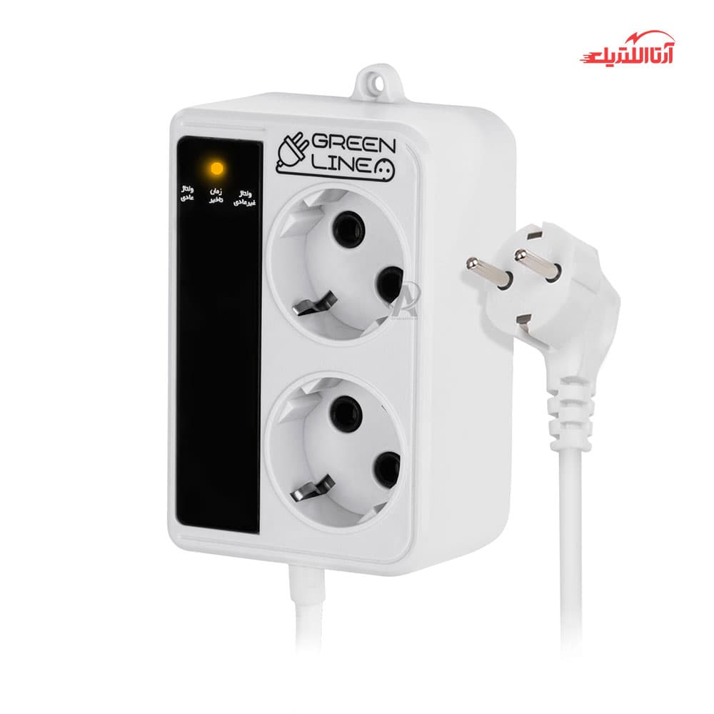 محافظ برق 2 خانه یخچال فریزر گرین مدل GLP162RW — تصویر ۵