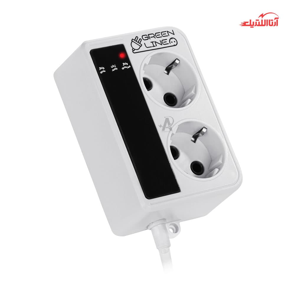 محافظ برق 2 خانه یخچال فریزر گرین مدل GLP162RW — تصویر ۴
