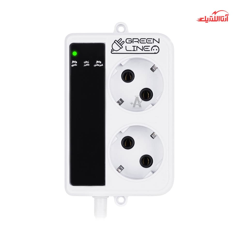 محافظ برق 2 خانه یخچال فریزر گرین مدل GLP162RW — تصویر ۶