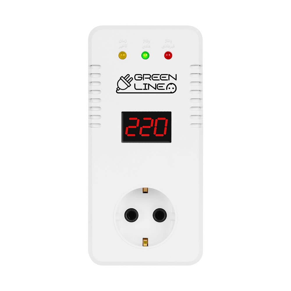محافظ برق دیجیتال کولر گازی گرین مدل GLP161D — تصویر ۲