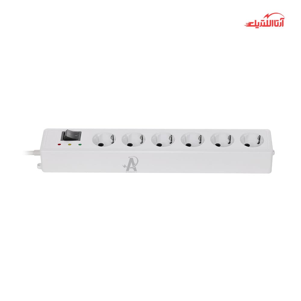 محافظ برق 6 خانه صوتی تصویری و کامپیوتر گرین مدل GLP106 — تصویر ۴