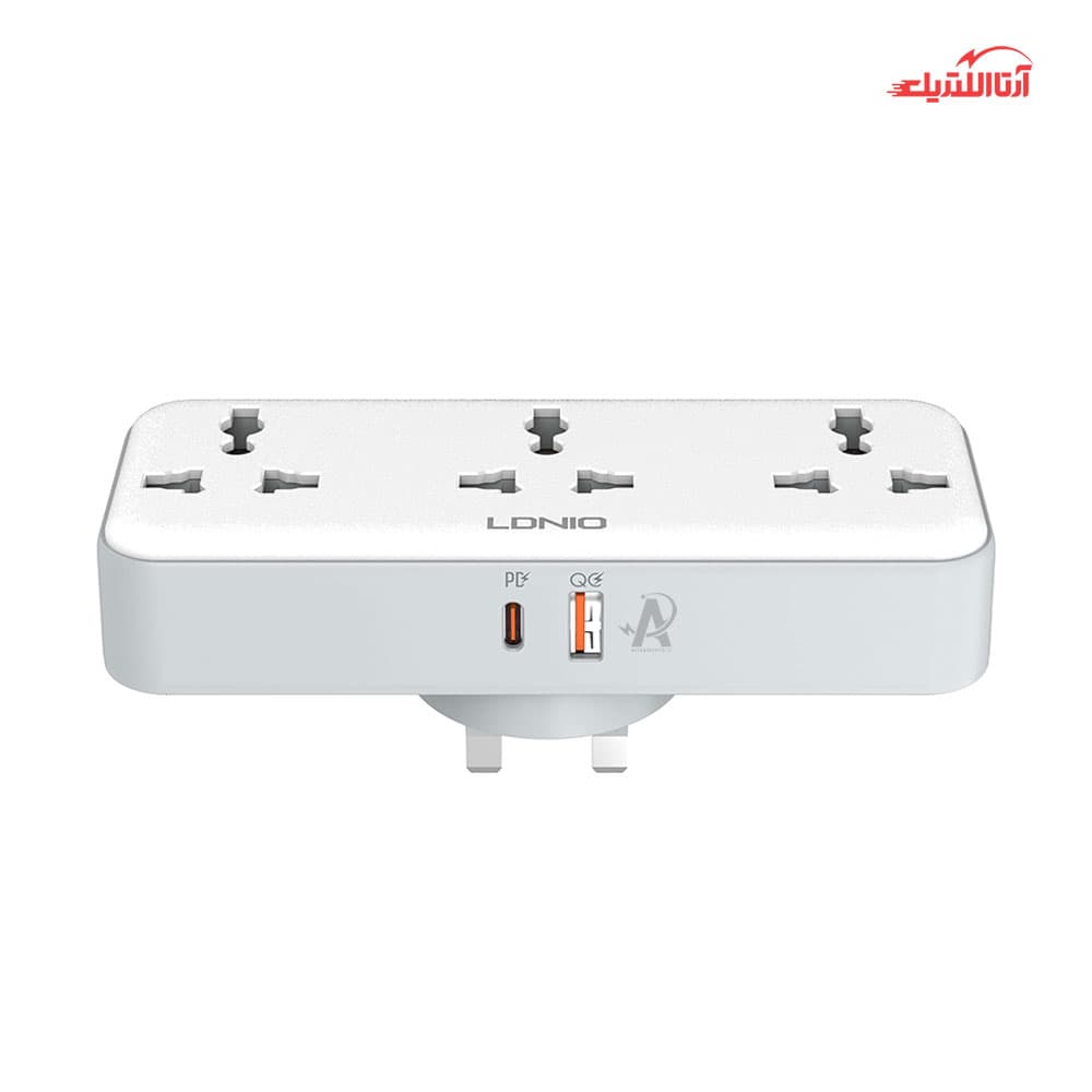 رابط 3 خانه و شارژ 2500 وات الدینیو مدل SC-3317 — تصویر ۳