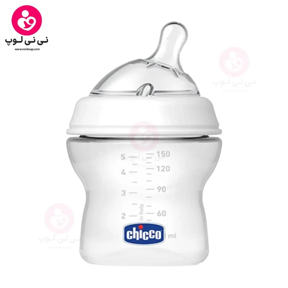 شیشه شیر نچرال فیلینگ 150 میل 0+ ماه چیکو Chicco — تصویر ۳